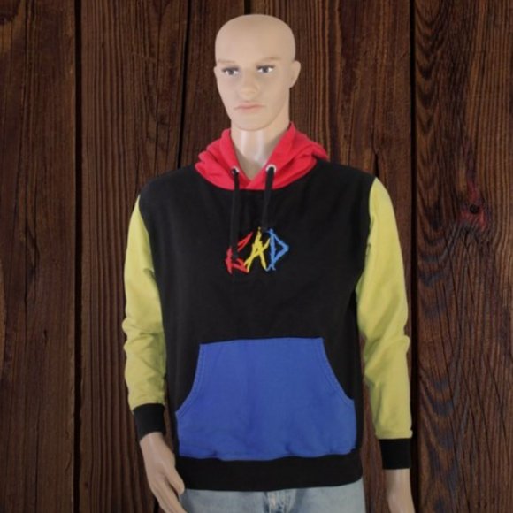 XXXTENTATION Bad Vibes Forever Other - XXXTENTACION Bad Vibes Forever Color Block Hoodie Sweatshirt Large